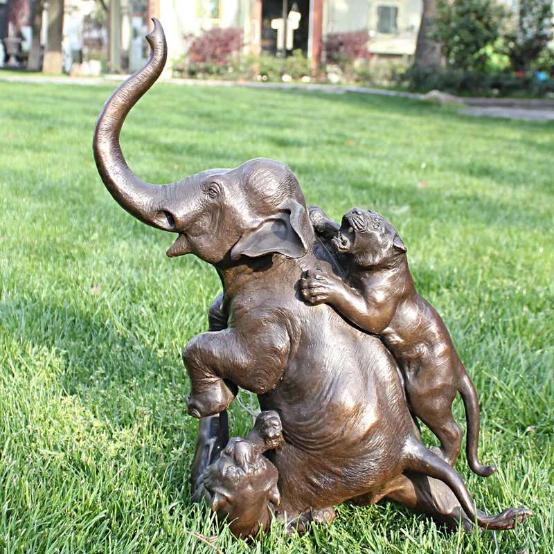 

and the tiger copper bronze sculpture crafts like Home Furnishing ornaments business gifts decoration decoration