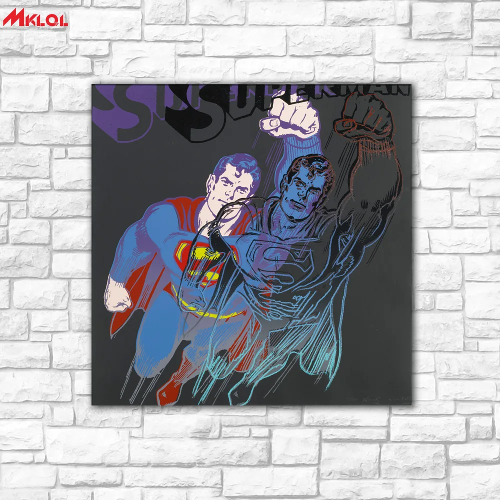 large wall art superman Oil Painting Wall Art Picture Paiting Canvas