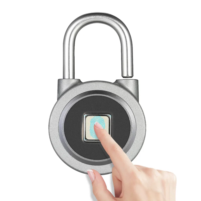 Bluetooth Fingerprint Lock Smart Keyless APP Button Password Waterproof Anti-Theft Padlock Door for Android iOS System | Электроника