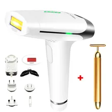 Стиль, горячая Перманентный Электрический 2 в 1 лазерный эпилятор, IPL средство для удаления волос на теле с бесплатными инструментами для ухода за лицом для женщин и мужчин