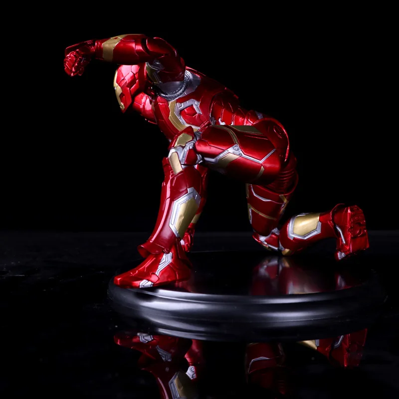 Аниме Marvel Мстители Железный человек 1/6 масштаб предварительно окрашенный ПВХ Фигурка Железный человек фигурка модель куклы детские игрушки 18 см