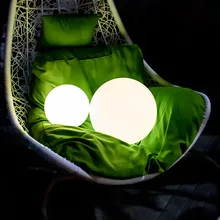 СВЕТОДИОДНЫЙ 3D лунный садовый светильник, перезаряжаемый, RGB цвета, меняющие ночные лампы, беспроводные водостойкие лампы для украшения свадебной вечеринки