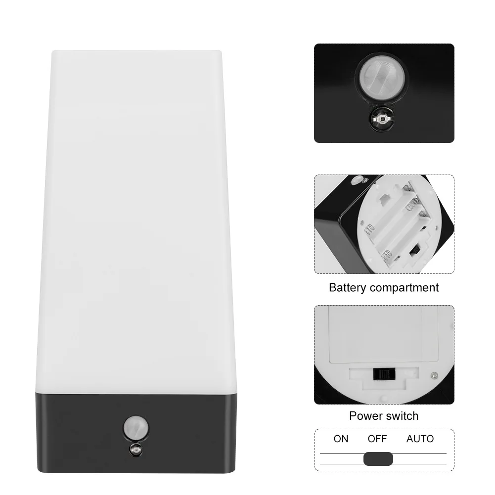 

LED Night Light Lamp PIR Motion Sensor Portable Energy Saving For Bedroom Home Bedside WWO66