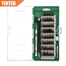 TEKTER 60 в 1 S2 набор магнитных отверток из сплава, прецизионный Набор отверток, набор инструментов для ремонта электроники, набор для сотового телефона, планшета, ПК