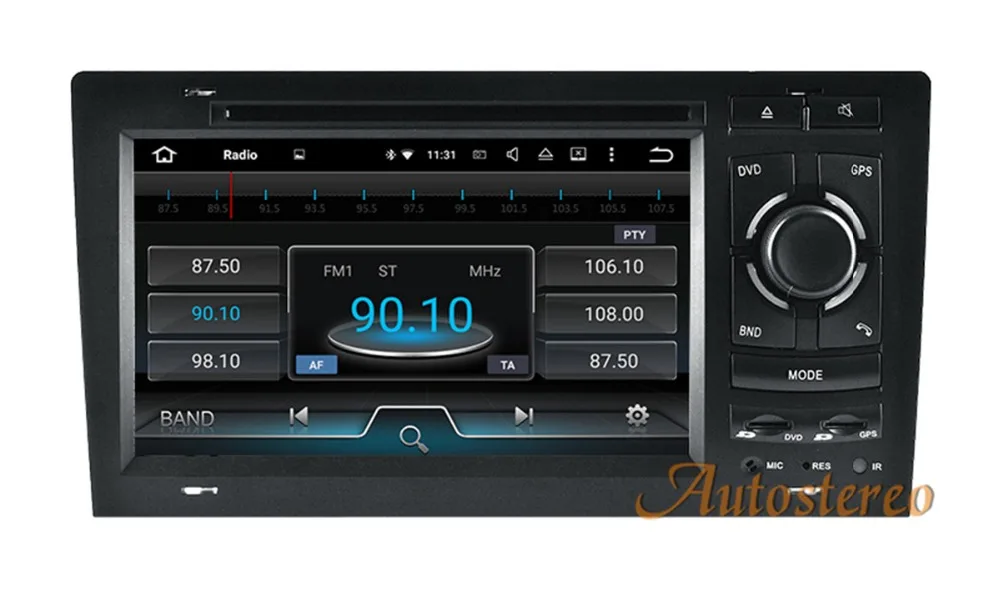 

Android 8 Car CD DVD player GPS navigation For AUDI A8 S8 1994-2003 multimedia radio tape recorder 4GB RAM auto head unit stereo