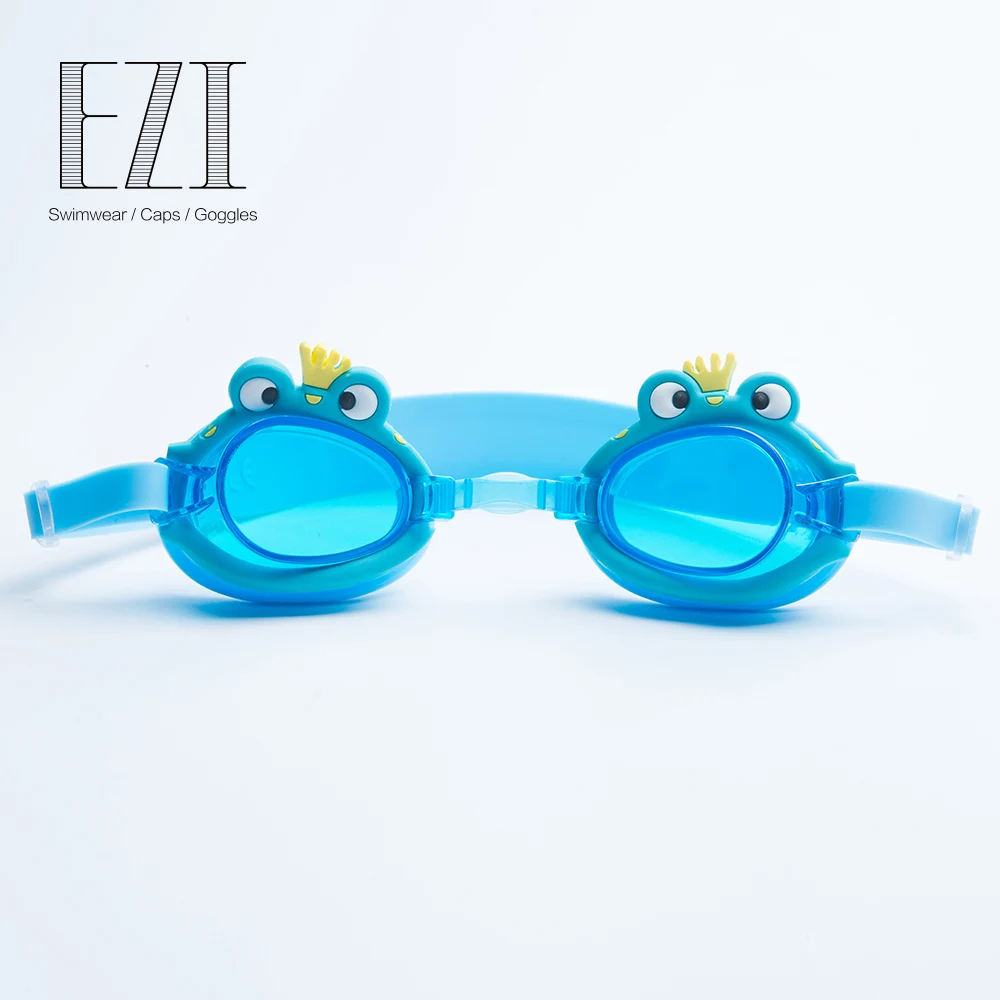 JULYSAND Baby детская разноцветная Милая противотуманная форма для плавания Очки для плавания ming 20517 - Цвет: Небесно-голубой
