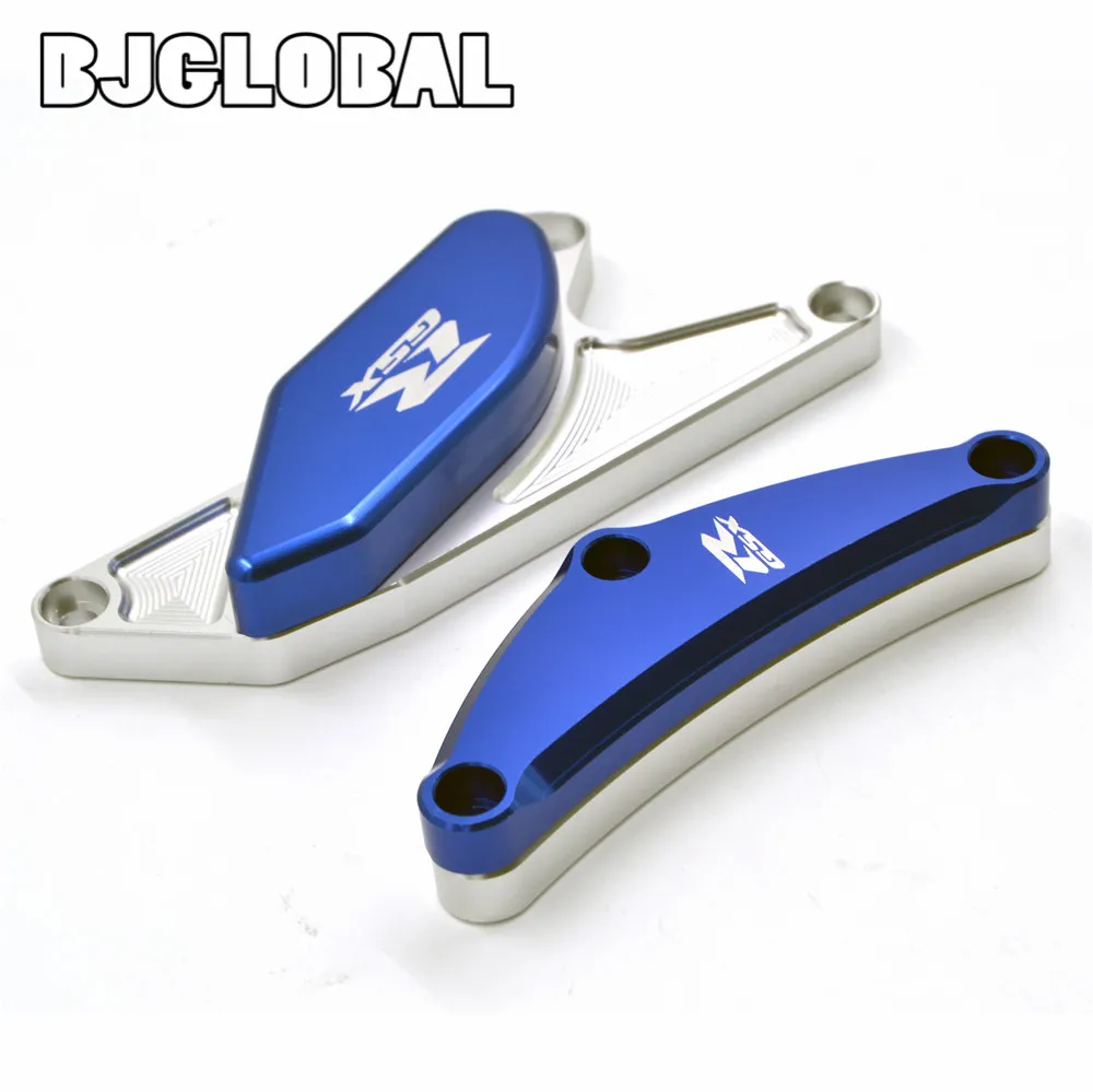 

BJGLOBAL For Suzuki GSXR 600/750 2006-2012 Newest Blue Aluminum Motorcycle CNC Engine Guard Frame Sliders Crash Protector