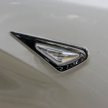 Для BMW X3 2011 2012 2013 хром Поворотники боковые противотуманных фар крышка Накладка 2 шт