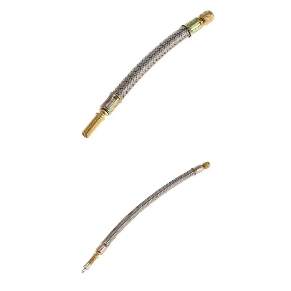 2 Pcs 150mm 250mm Flexible Extension Tire Valve Adaptor for Truck Bus
