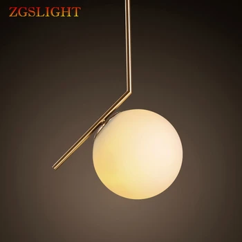 

Modern style living room bedroom minimalist restaurant pendant light Nordic clothing decoration glass ball pendant lamp