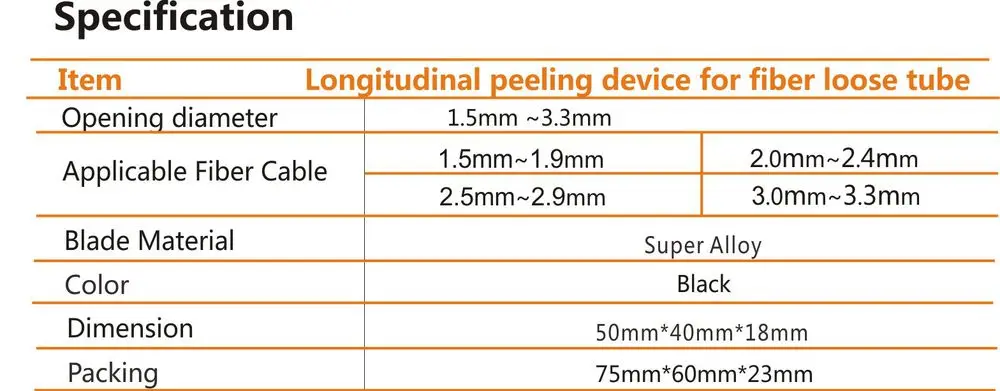 Optical Cable Slitter Fiber Optic Stripper SP