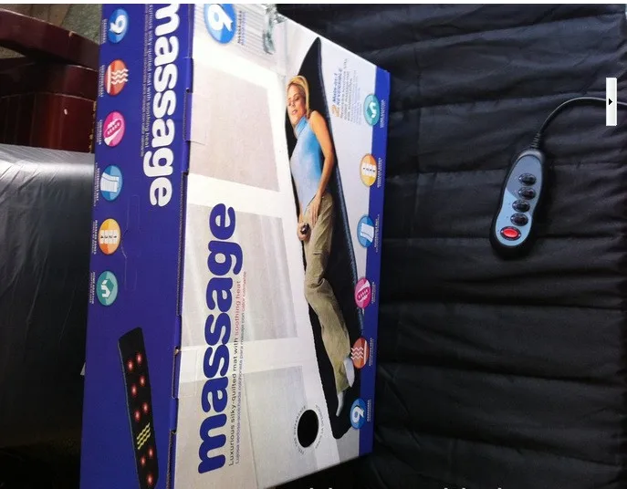  Full-Body Household Tourmaline Massage Mattress Heating Vibrating Head Neck Electronic Massage Ther