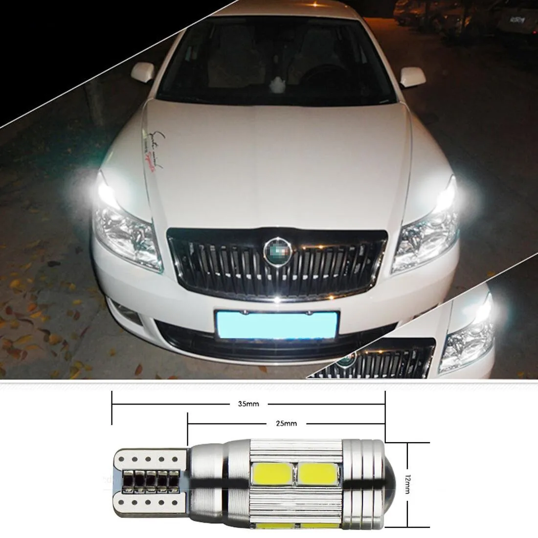 Error Free LED Canbus Reading Lamp For VW Golf 5 6 Polo Jetta Bora Passat 3C CC B7 Tiguan Touareg Hot Sales источник света для авто eco fri led 2 x canbus t10 w5w samsung 5630 smd vw golf 5 6 jetta 3c passat cc b7 tiguan bmw benz audi