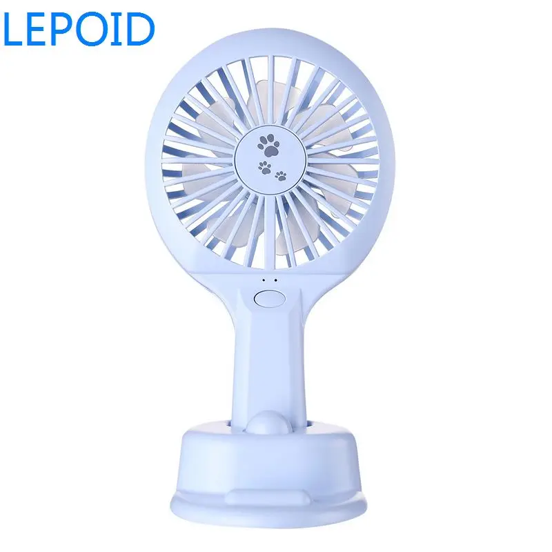 

LEPOID Portable Handheld Rechargeable Foldable Mini USB Fan with Phone Stand Air Cooler Air Conditioning Fans Cooling Fan