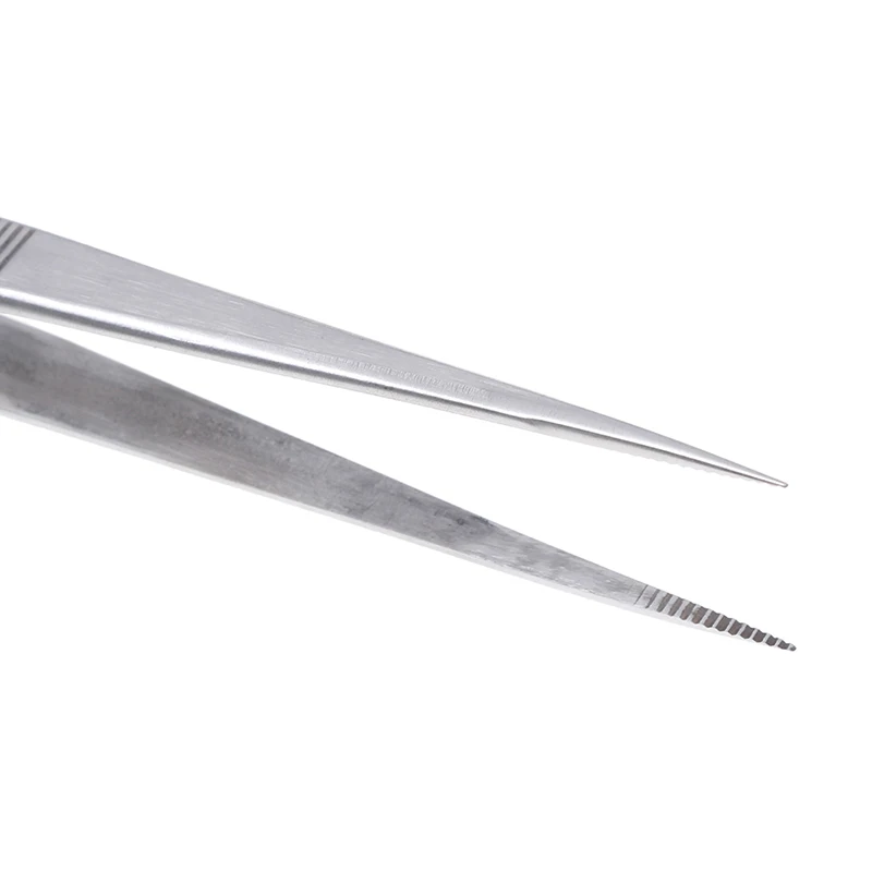 1 шт Высокое качество нержавеющая сталь tweezers электронный острия Прямой пинцет Инструмент Длина 16/18 см