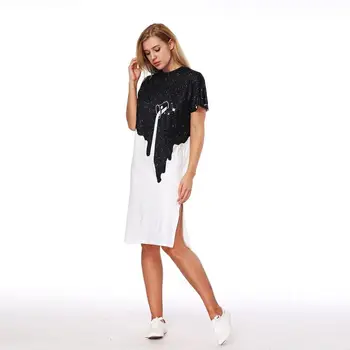 

Maxi T Shirt Dress Women Summer Beach Casual Sexy Boho Knitted Vintage Bandage Bodycon Wrap Black Long Cotton Dresses Plus Size