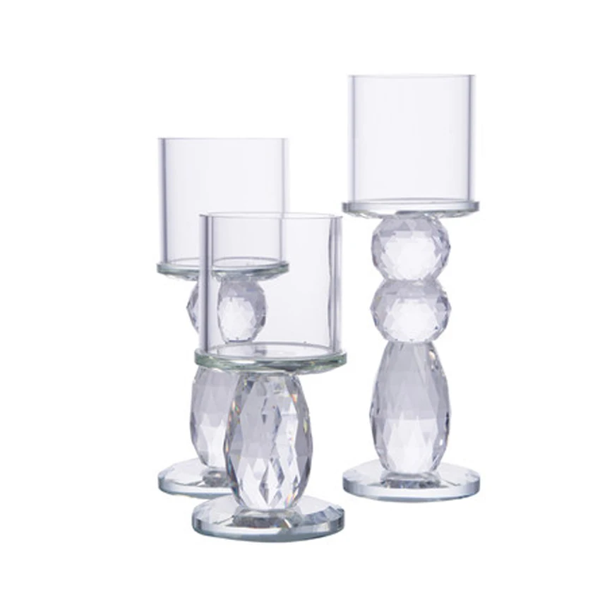 

New Arrived Religious Candle Holders Tealight Candlestick Wedding Decorations Centerpieces Bonus crystal candelabra