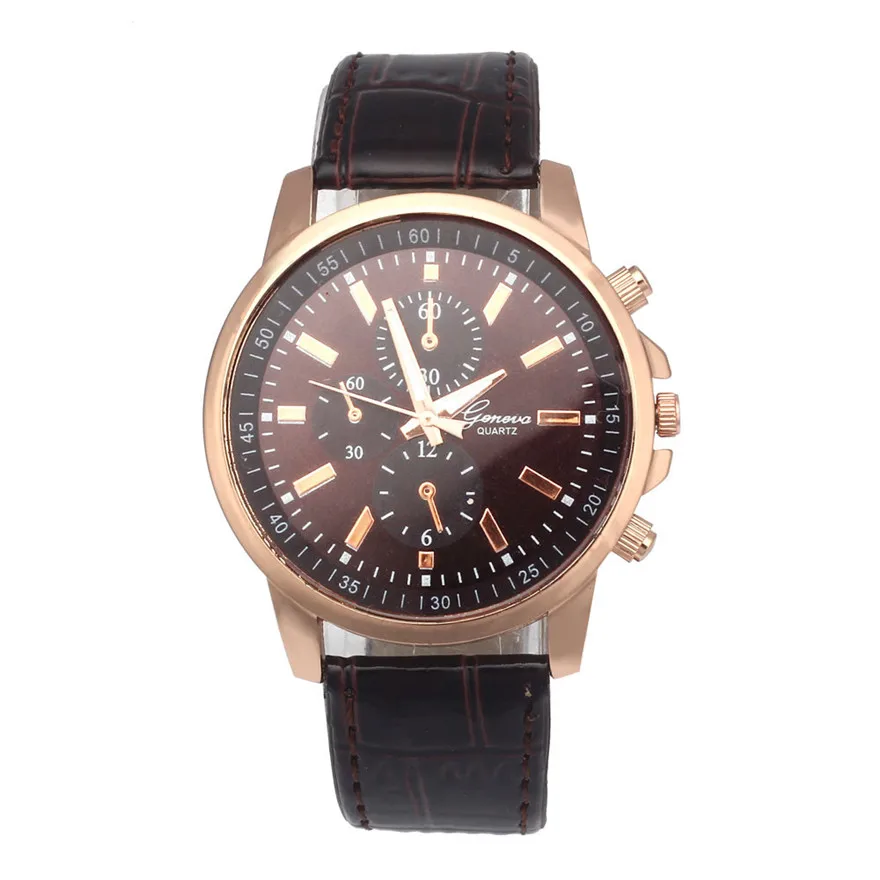 

2017 New Arrival Men Women Watches Business Style Fashion Leather Analog Sport Quartz Wrist Watch Hot Relogio Masculino Clock