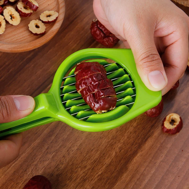 Egg Mushroom Slicer Section Cutter Vegetable Slicer Small Fruit Cutter Kiwi Strawberry Soft Cheese Slicer Kitchen Accessories (4)