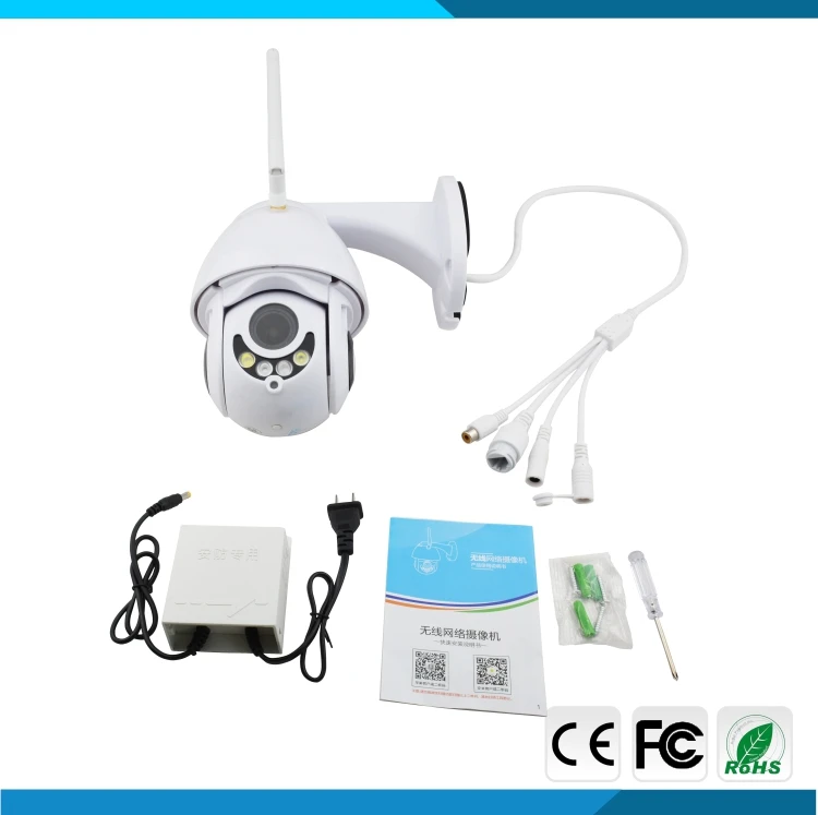Беспроводная мини камера видеонаблюдения 1080P Wi Fi IP двусторонняя аудиосвязь 5x