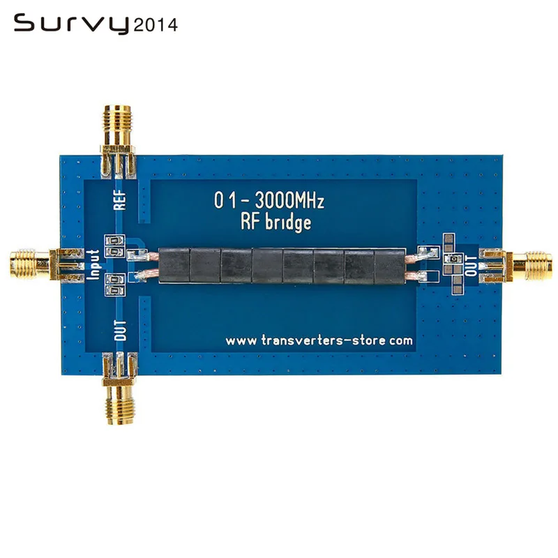 RF SWR Reflection Bridge 0.1-3000 MHZ Antenna Analyzer VHF UHF VSWR Return Loss