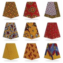 Настоящий воск настоящий гарантированный настоящий голландский воск 6 ярдов/лот хлопок настоящий воск высокое качество африканская ткань принт