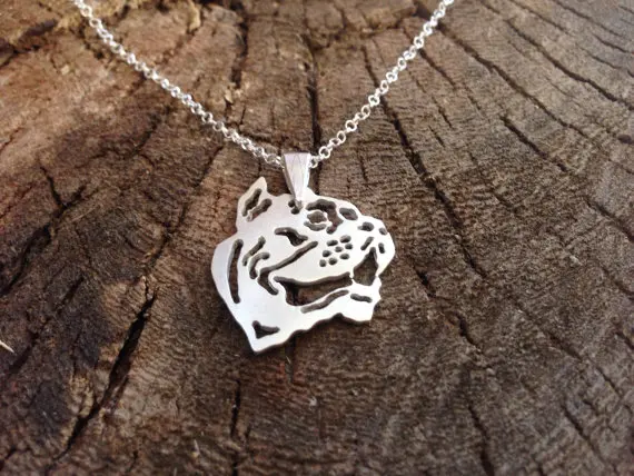 

Trendy personalized Cane Corso pendant necklace women gold silver plated statement necklace men cs go wholesale collares