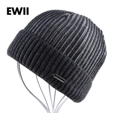 Вязаный шерстяной шапка мужчин зимняя шапка шапочки skullies мужчины полосатые кепка gorro зима лыжная хижина катание кепки bone