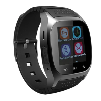 

Bluetooth Wrist Smart Horloge M26 Waterdicht Smartwatch Call Music Pedometer Fitness Tracker For Android Smart Phone PK A1