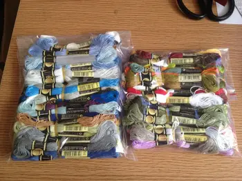 

4TH JCSOYFUL Similar DMC Choose Any Color Room CXC Thread 100 Pcs/lot Thread Cross Stitch Embroidery Thread Floss your color