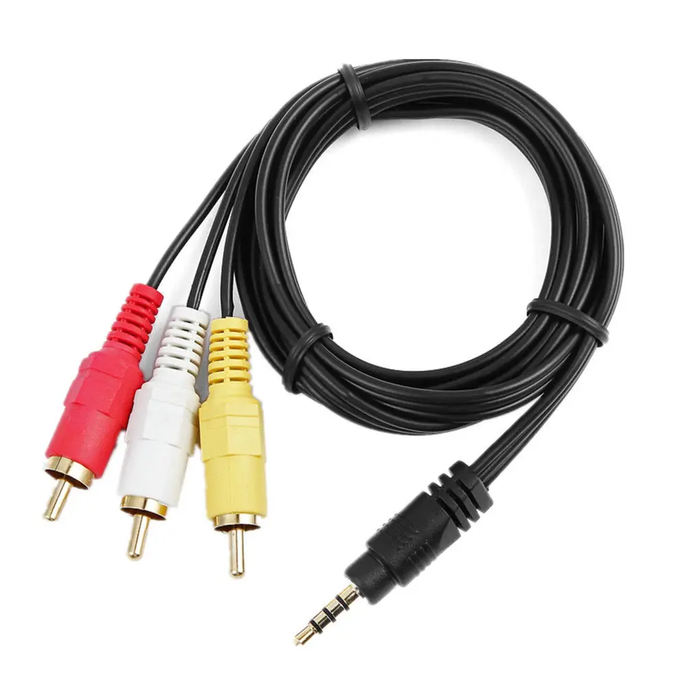 Av годы. TRRS-3rca. Шнур соединительный 3,5мм TRRS – 3rca, 1.5м. Кабель av Composite Тип Jack 3.5-3-RCA С переходник для спутника. TRRS 3.5 - RCA кабель.