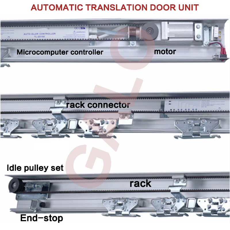 Автоматический перевод дверной блок электрическая раздвижная дверь стекло-дверь устройство для автоматического открывания дверей