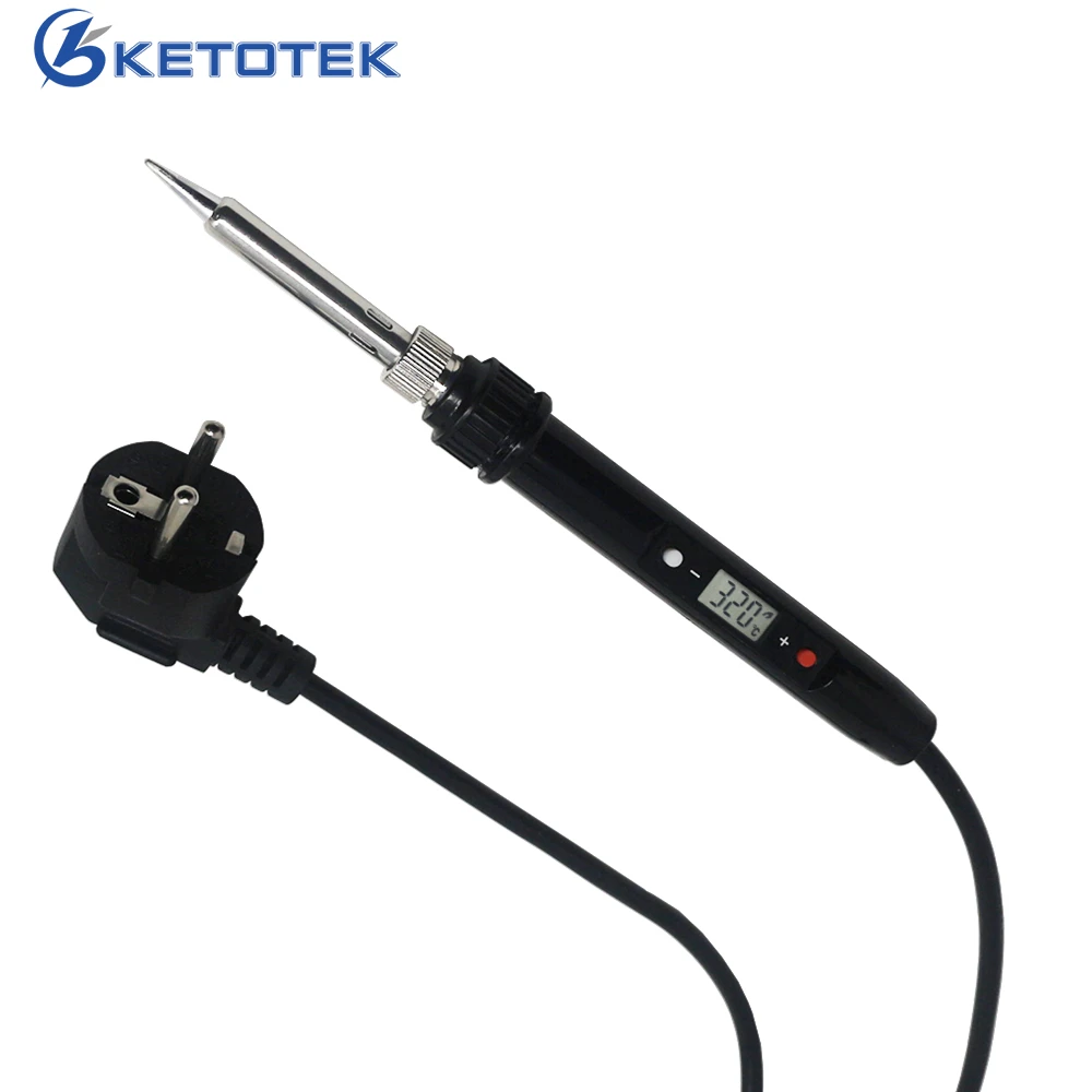 

220V 80W Adjustable Temperature Electric Soldering Iron Welding Solder Heat Pencil Tips Repair Tool