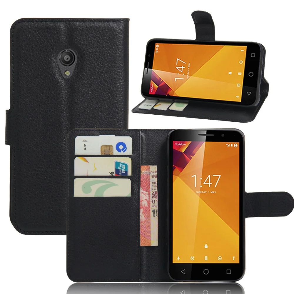 

Phone Case For Vodafone Smart Turbo 7 Flip PU Leather Back Cover Case For Vodafone Turbo7 VFD500 Smartphone Bag Coque Funda Case