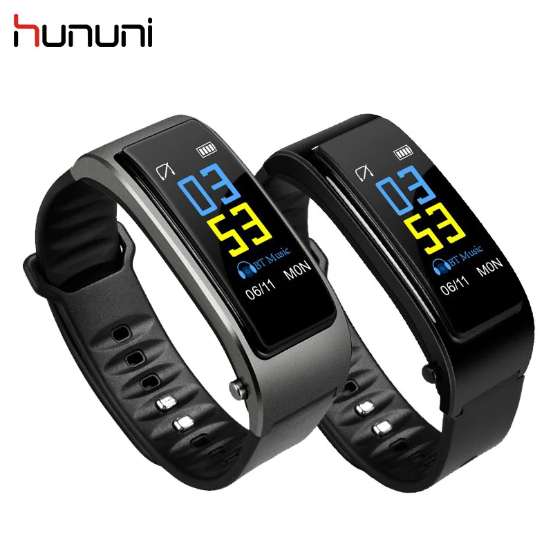 

Hununi Y3plus Smart Bracelet Earphone 1 in 2 Fitness Tracker Heart Rate monitor reloj inteligente Smart Wristband