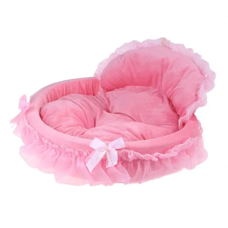 Circular Pet Dog Bed Pink Lace Princess Puppy House Doggy Teddy Bedding Mat Kennels Nest Sofa Mat Cat Dog Bed Pet Supplies Circular Pet Dog Bed Pink Lace Princess Puppy House Doggy Teddy Bedding Mat Kennels Nest Sofa Mat Cat Dog Bed Pet Supplies