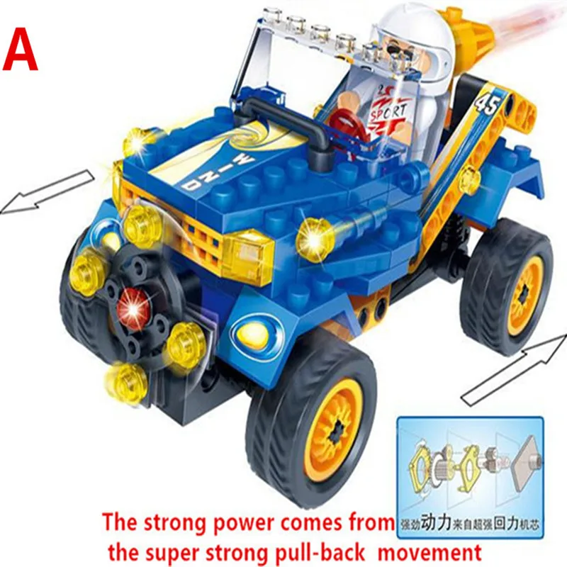 

building blocks self-locking bricks cars set legoing technic toys for children kids compatible model assembling educational toys