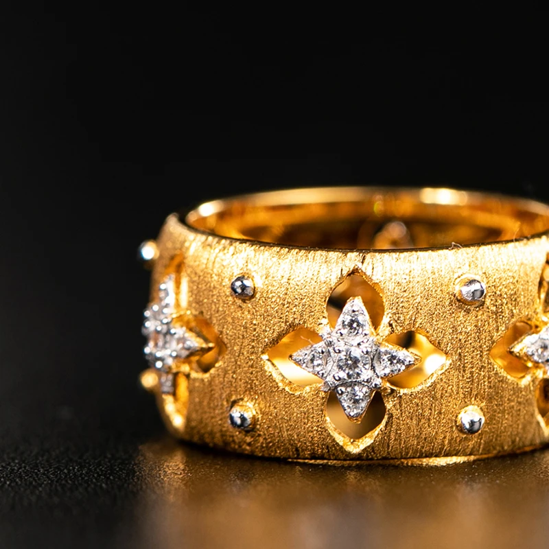 925 Серебряное кольцо из циркона серебряный бар 925 ювелирные изделия для женщин Европейский стиль суд Винтажный стиль