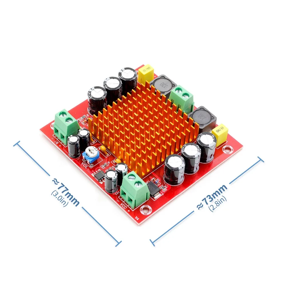 XH-M544 DC 12V 24V 150W TPA3116DA TPA3116 D2 Mono Channel Digital Power Audio Amplifier Amp Board With Preamplifier NE5532 | Электроника
