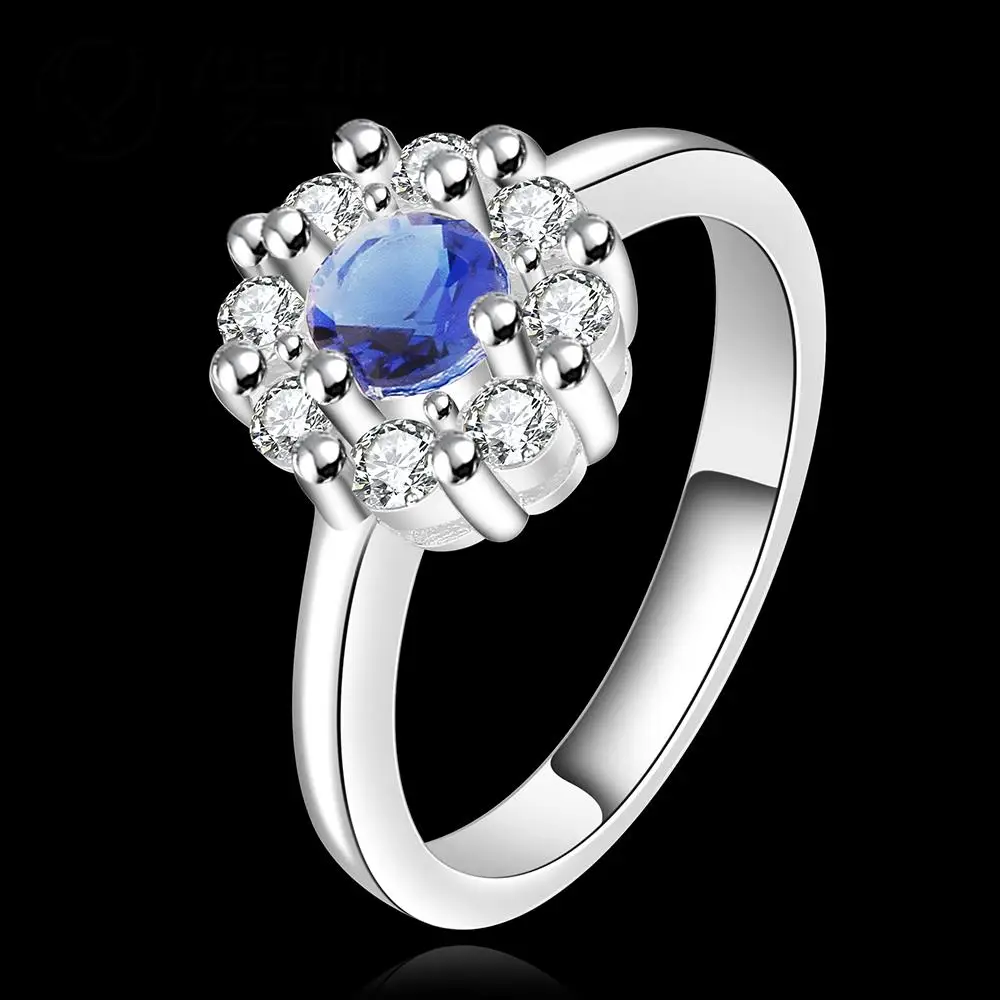 R520 2015 Новая Мода Brand Design Оптовая Классический silverjewelry Кристаллические кольца для