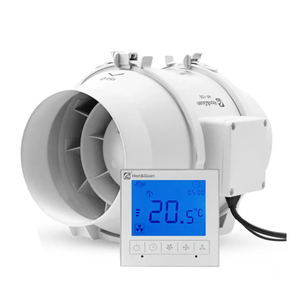 6''Timer Extractor встроенный воздуховод с Smart проводной переключатель для