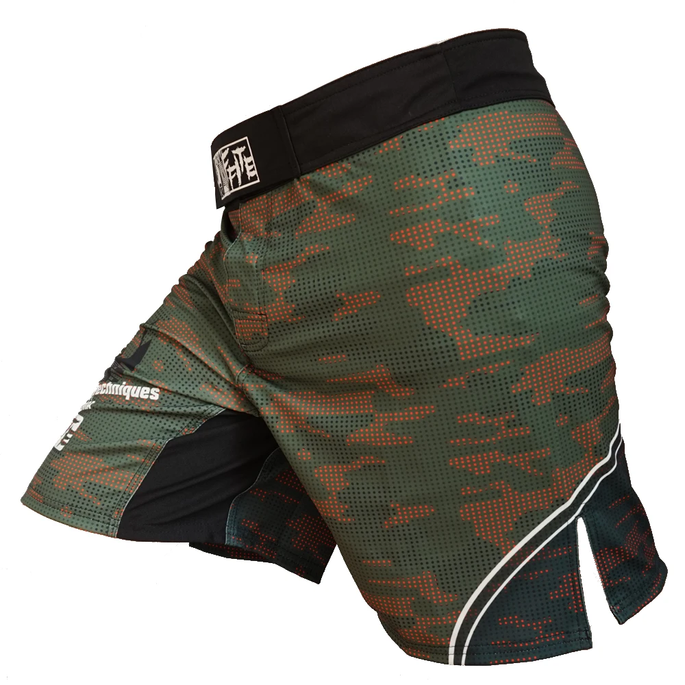 Camo fight mma trunk shorts muay одежда тайская kickboxing мужские спортивные брюки sanda grappling mma|mma