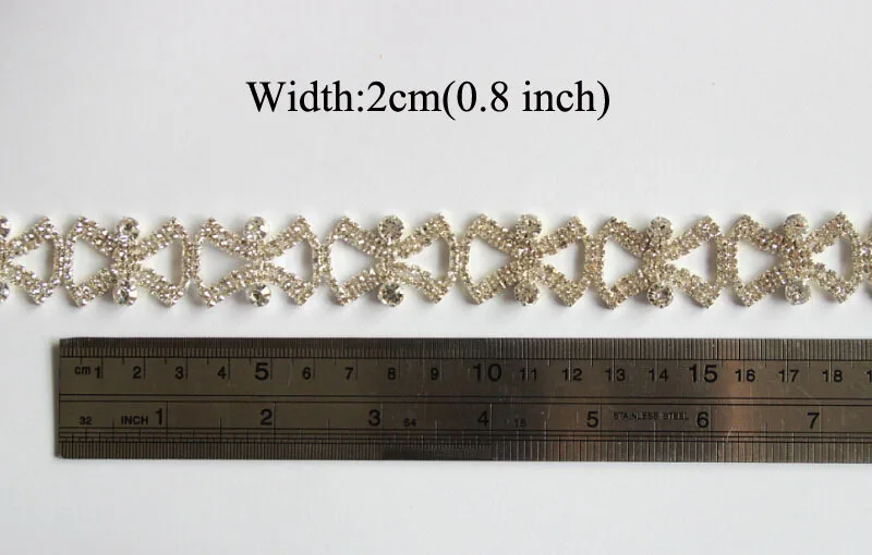 

Free Shipping 5 yards Crystal Rhinestone Trim, Rhinestone Applique, Bridal Applique,Wedding Applique,Rhinestone Chain LSRT90602