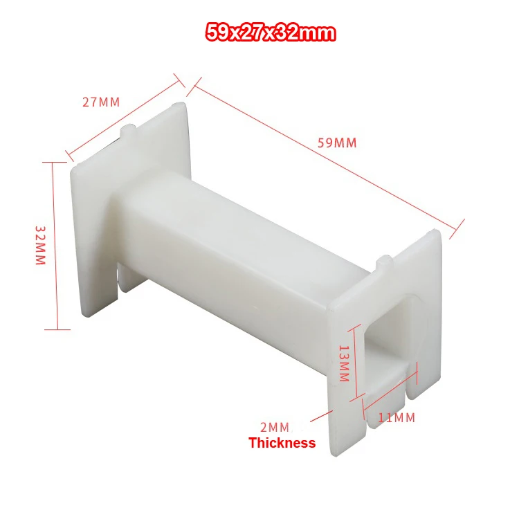 2 шт. квадратный индуктор обмотка рамка усилитель кроссовер бобин проволочная катушка утолщенная индуктивность Скелет# белый