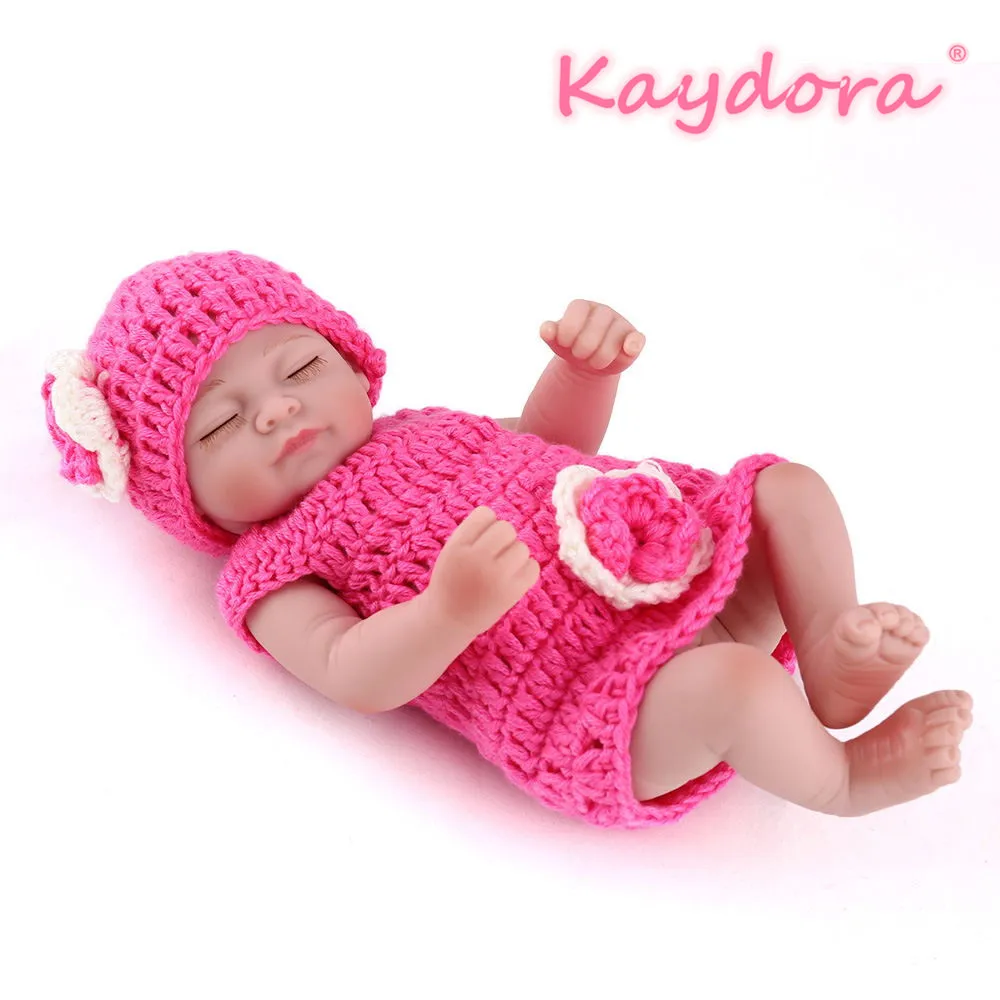 Виниловая Кукла Reborn 10 дюймов Спящая кукла lol bebe Реалистичная новинка малыши
