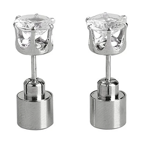 

Glowing LED Earrings Crystal Color Changing Stud Earrings
