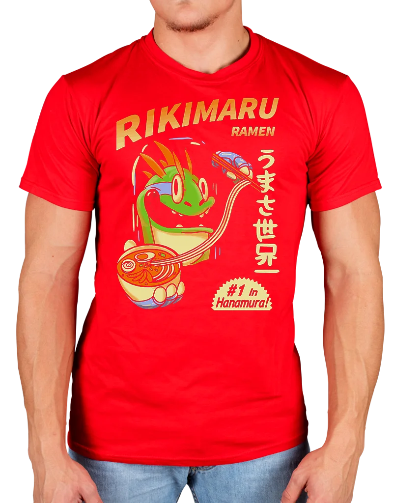 Rikimaru Ramen футболка Hanamura Japan Murloc с героями мультфильмов Мужская Новая модная