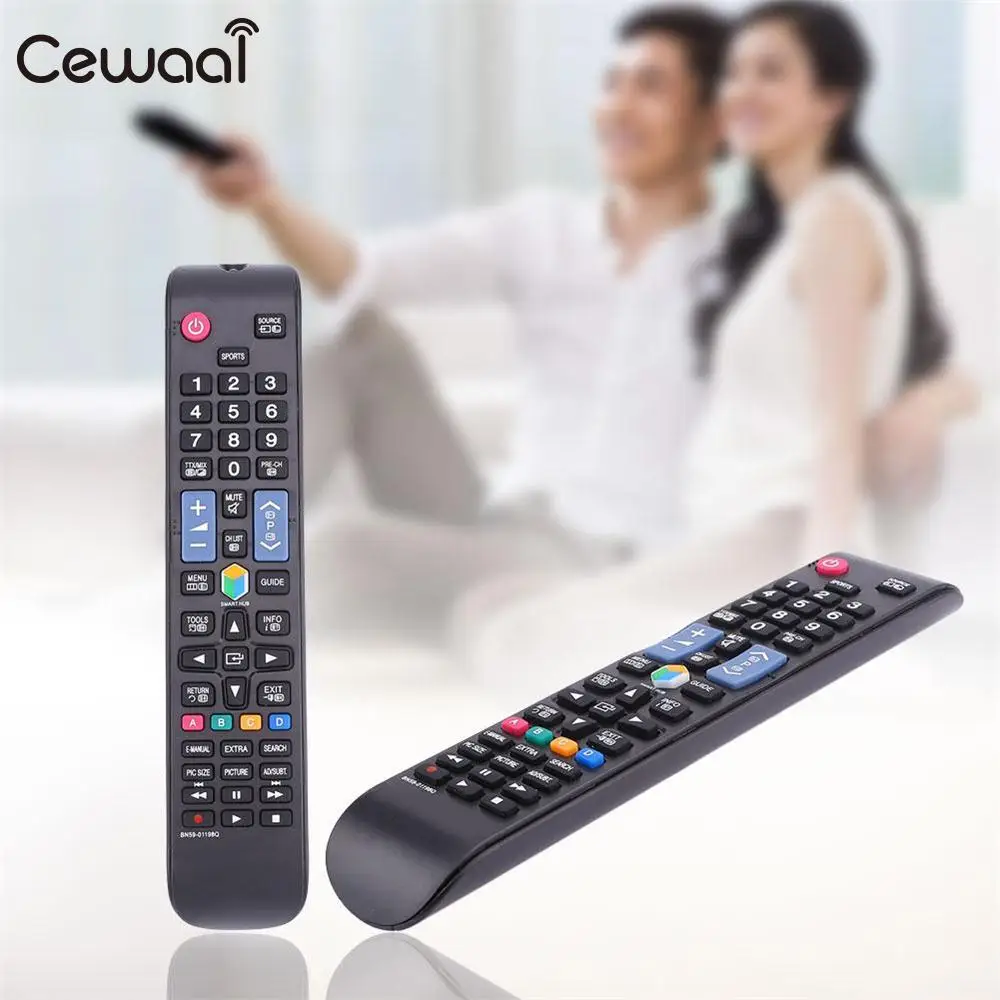 

Cewaal Black Remote Control RC BN59-01198Q BN5901198Q Replacement ABS For Samsung TVs Television Controllers