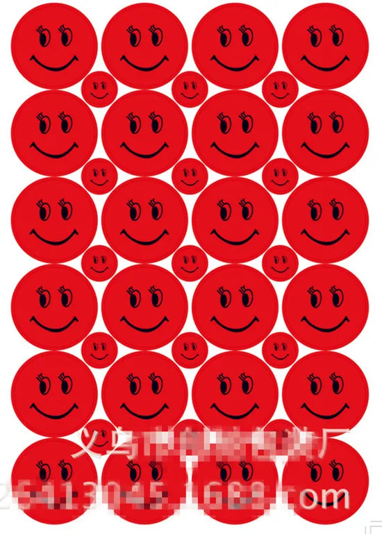 Smile Sticeker Red