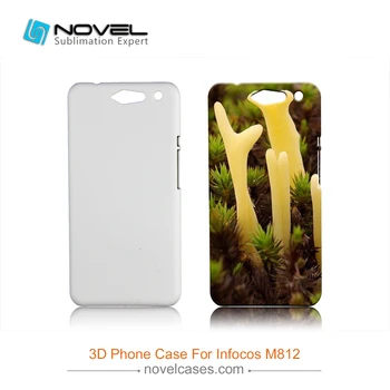 

3D blank phone case sublimation white case for Infocos M812